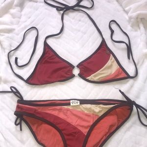Burnt orange bikini